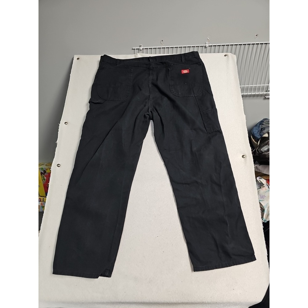 Dickies Men 44x30 Black Duck Canvas Relaxed Fit Carpenter Pants 1939RBK Workwear